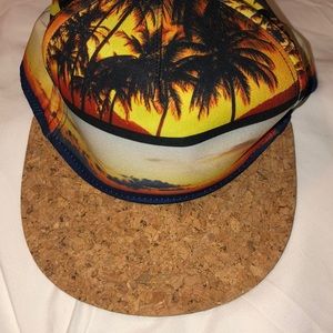 PACSUN Cali hat with cork bill!